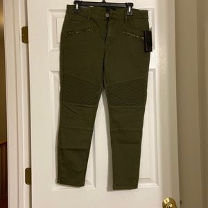 Tinsel-Brian Moto Skinny pant. Olive. Size 30. Never worn!